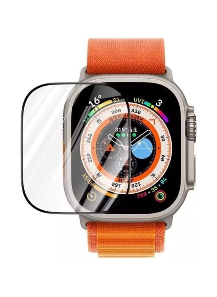 Apple Watch Ultra 2 2023 Ultra 2022 49mm Screen Protector Anti-fingerprint Anti-Fog Ceramic Screen Film Not a Tempered Glass 49mm Ceramic Matte