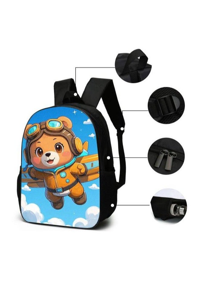 Cartoon style universal three-piece schoolbag - 871