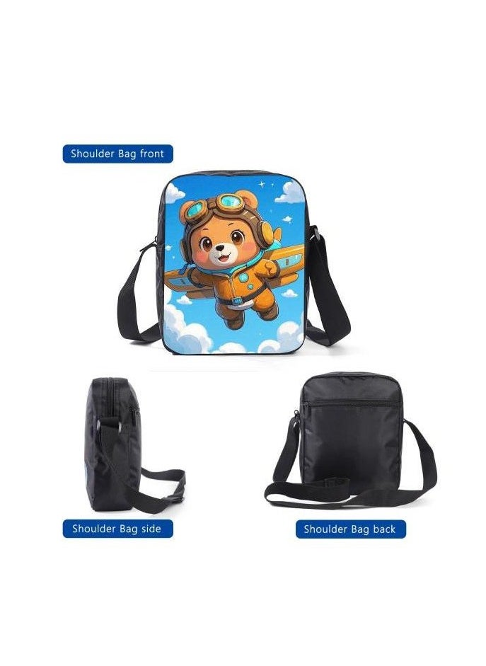 Cartoon style universal three-piece schoolbag - 871