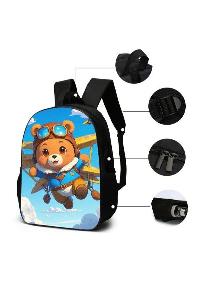 Cartoon style universal three-piece schoolbag - 1314