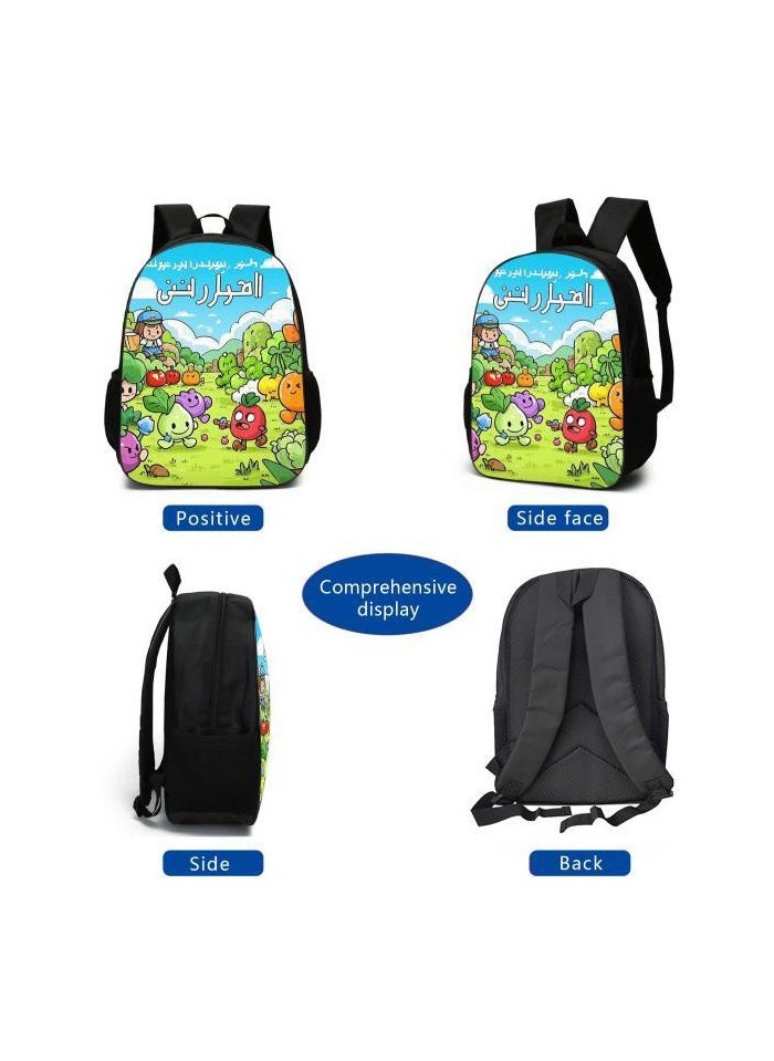 Cartoon style universal three-piece schoolbag - 861