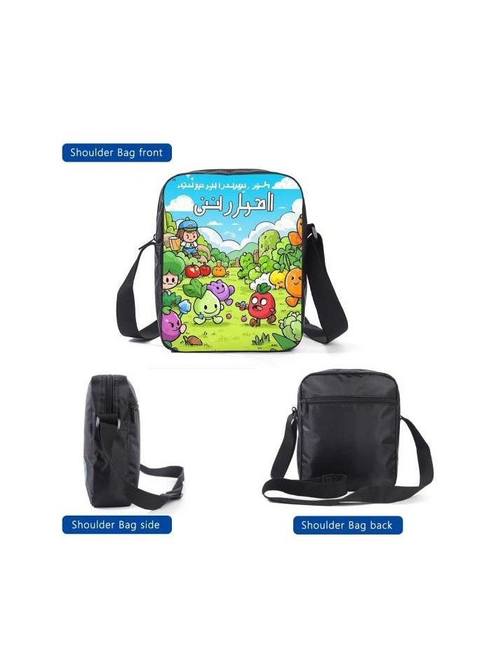 Cartoon style universal three-piece schoolbag - 861
