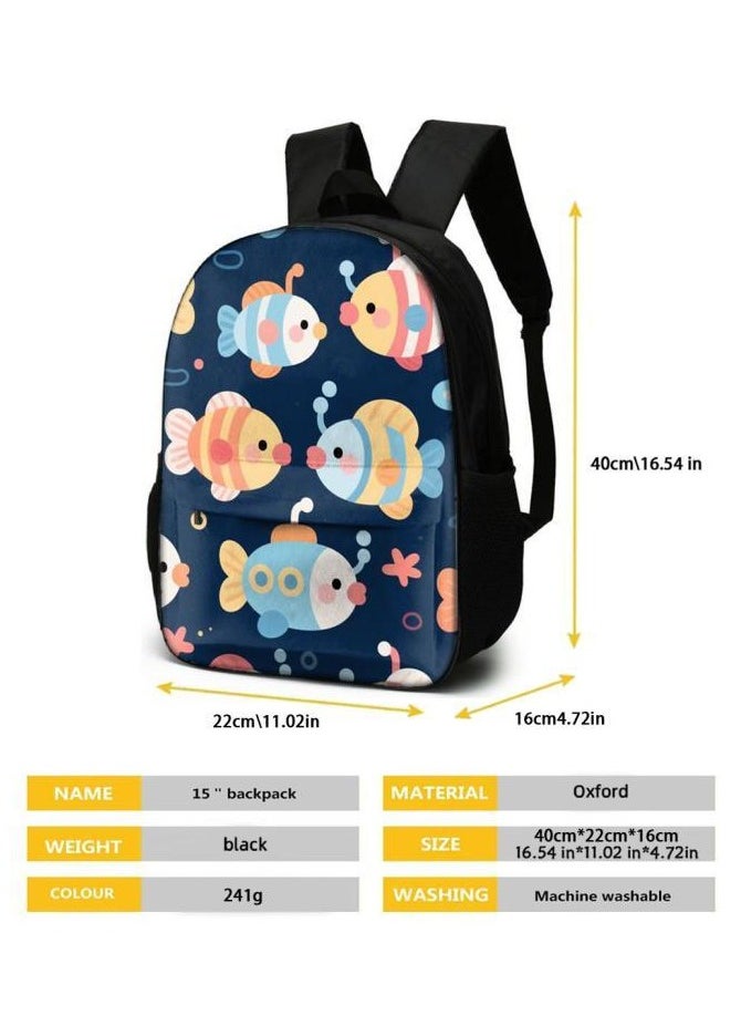 New universal cartoon new three-piece schoolbag (students, children) - 670