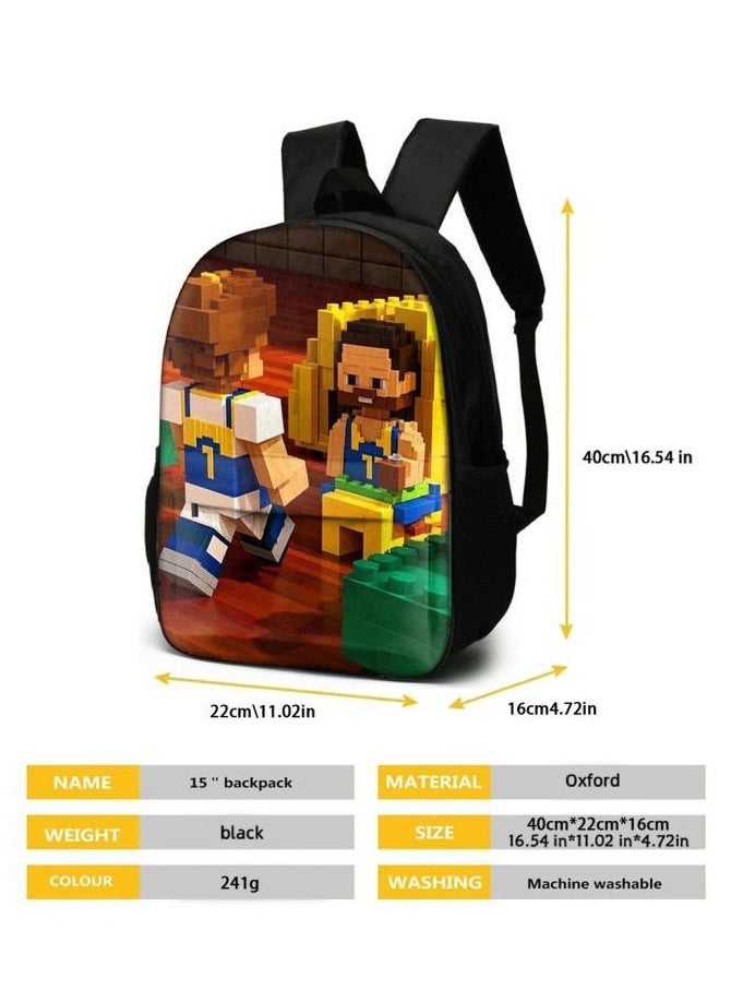 The latest universal cartoon new three-piece schoolbag (for students, teenagers, children) - 675