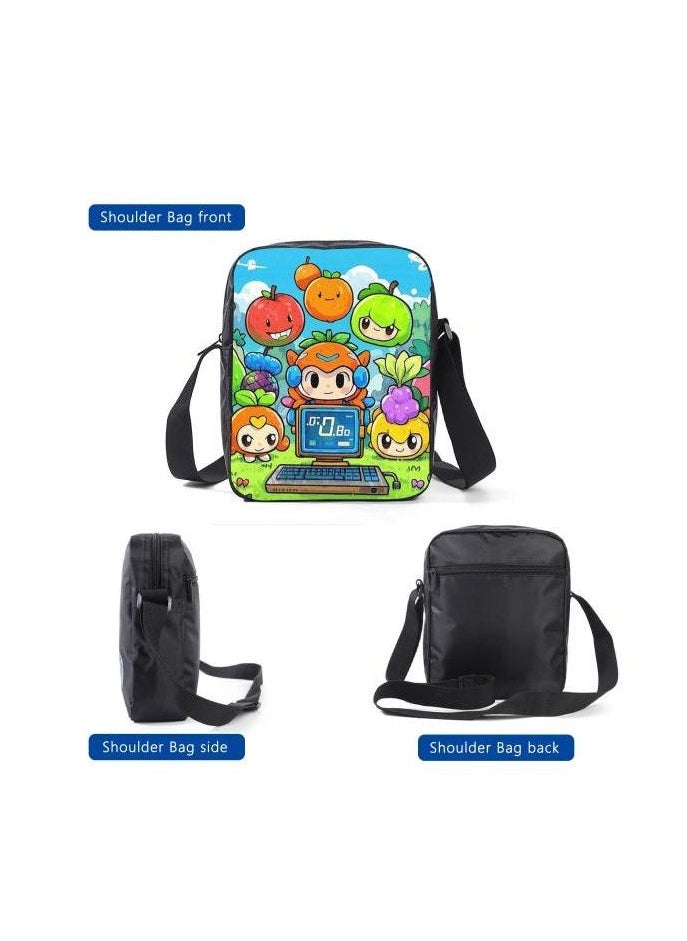 Cartoon style universal three-piece schoolbag - 632