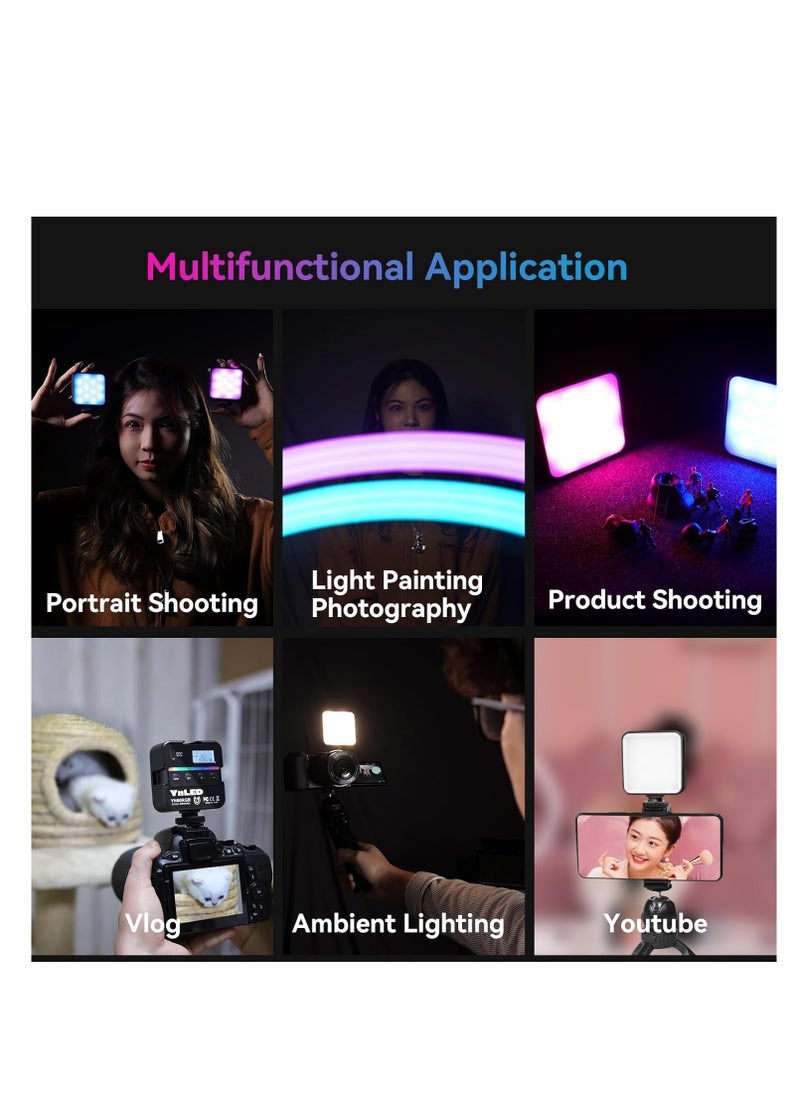 YONGNUO YN60 RGB LED Mini Lights, Camera Video Light 360 Full Color Portable Photography Lighting