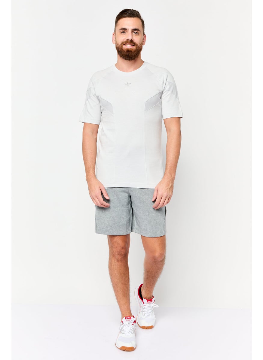 Men Sportswear Fit Short Sleeve Outdoor T-Shirt, Grey