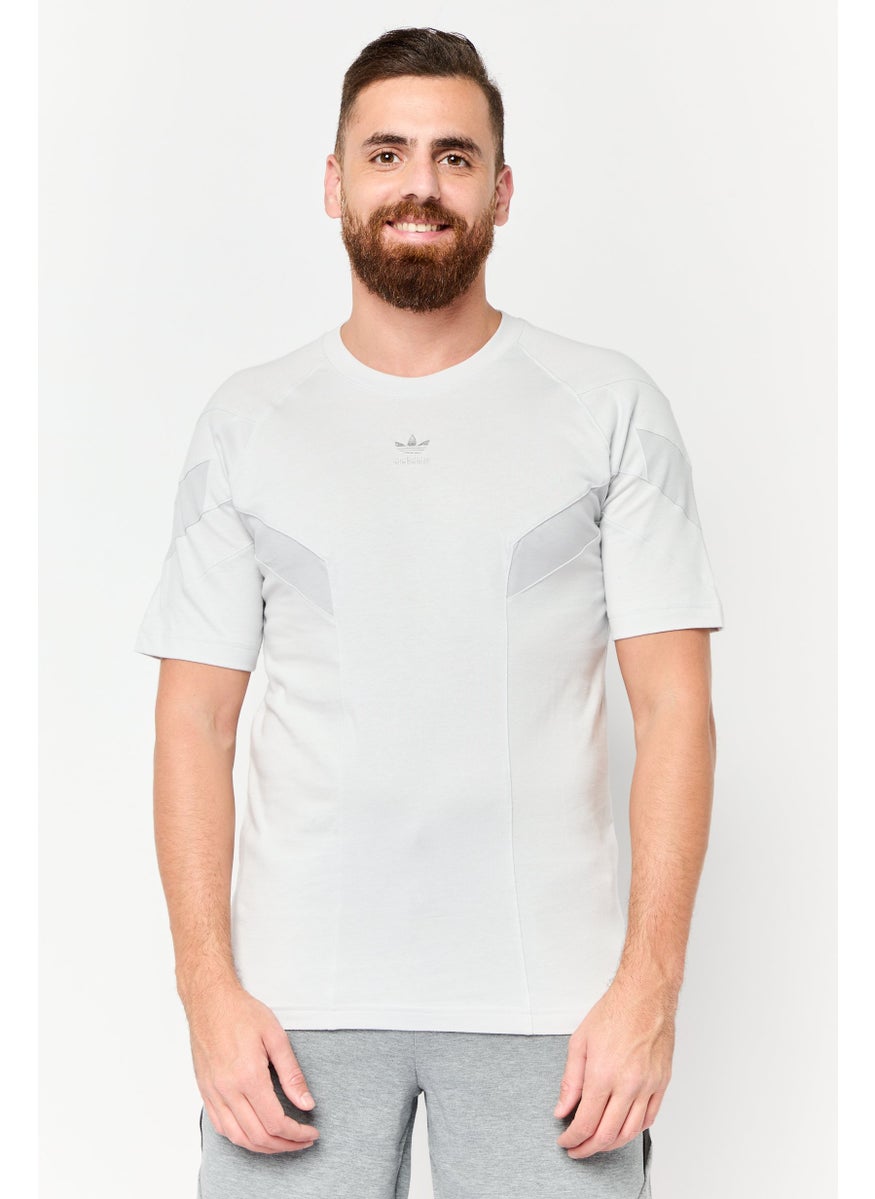 Men Sportswear Fit Short Sleeve Outdoor T-Shirt, Grey