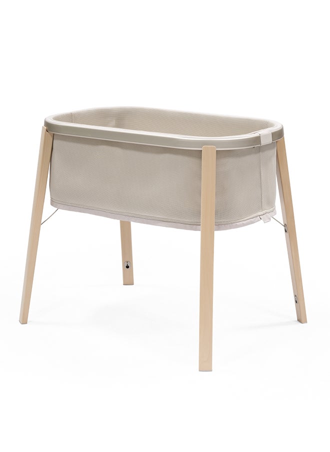 Snoozi Portable Travel Bed For Kids, Sandy Beige