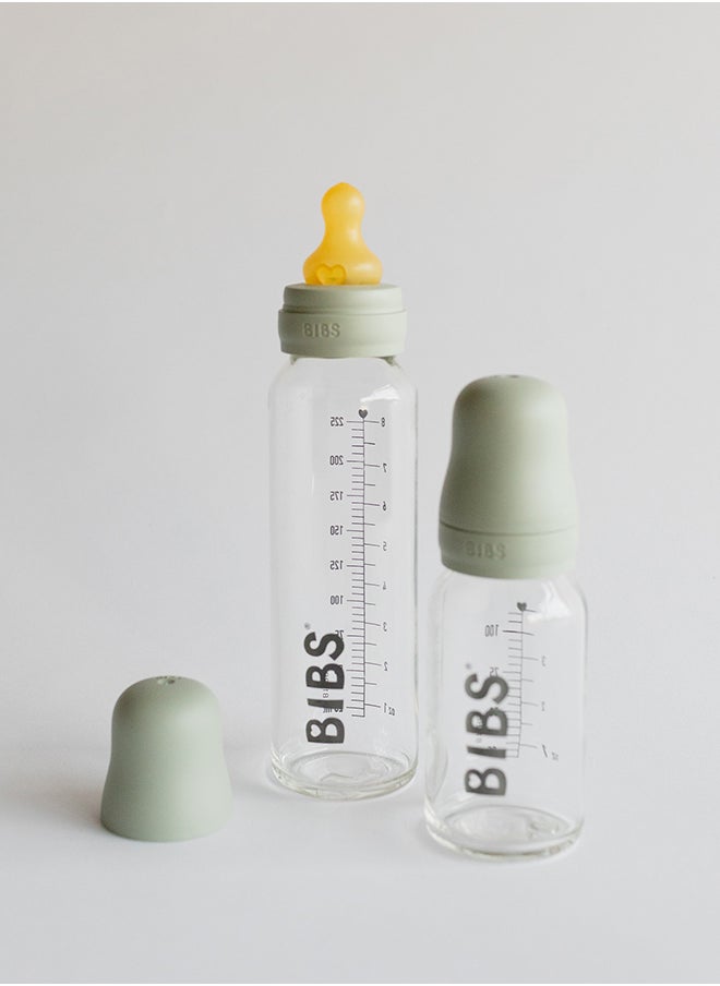 Pack Of 1 Baby Bottle Round Nipple Latex 270 Ml Medium Flow, Sage, 2 Months +