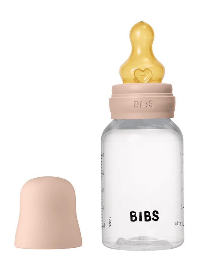 Pack Of 1 Baby Bottle Round Nipple Latex 150 Ml Slow Flow, Blush, 0 Months +