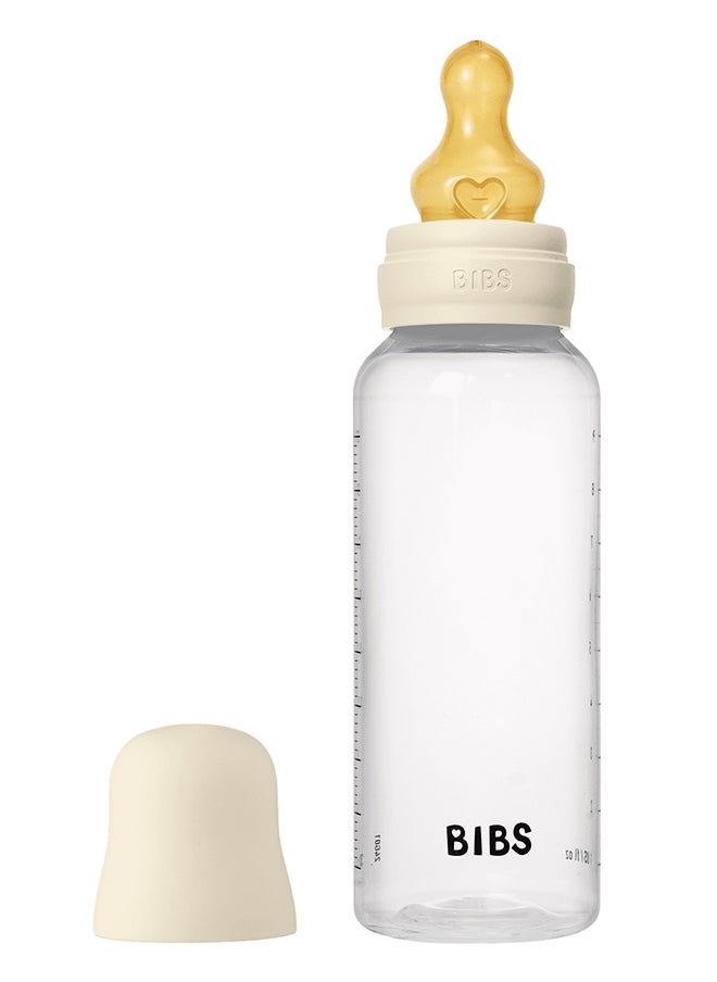 Pack Of 1 Baby Bottle Round Nipple Latex 270 Ml Medium Flow, Ivory, 2 Months +