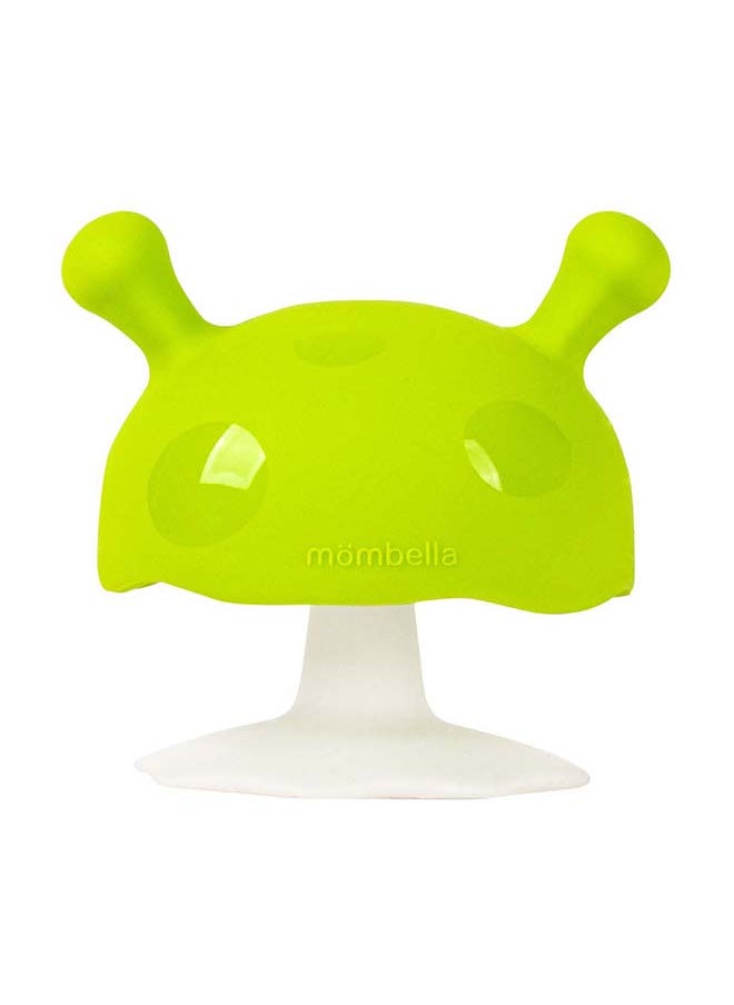 Mushroom Soothing Teether Toy | BPA-Free & Refrigerator Safe | Soft Silicone | 3-6 Months | Dimensions: L 7.5 x W 5 x H 9 cm
