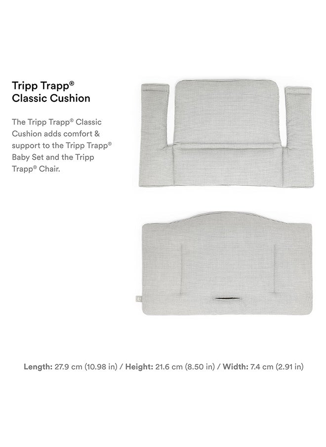 Tripp Trapp Classic Cushion For Tripp Trapp High Chair, Nordic Grey
