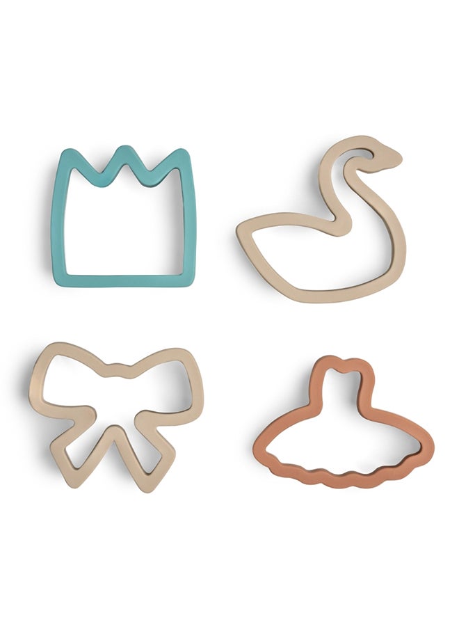 Sandwich Cutters, Set Of 4, Ballerina