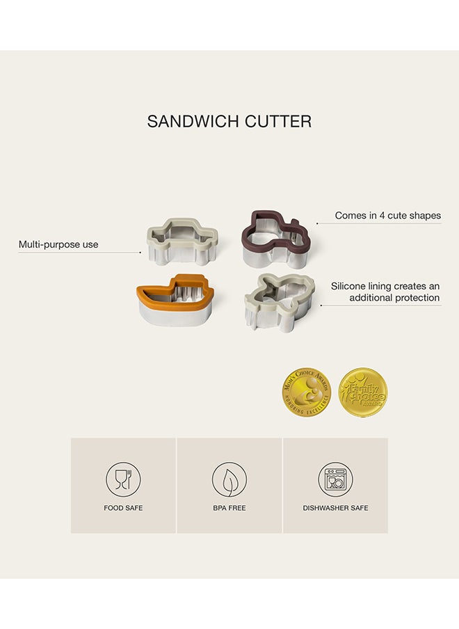 Sandwich Cutters, Set Of 4, Vehicles