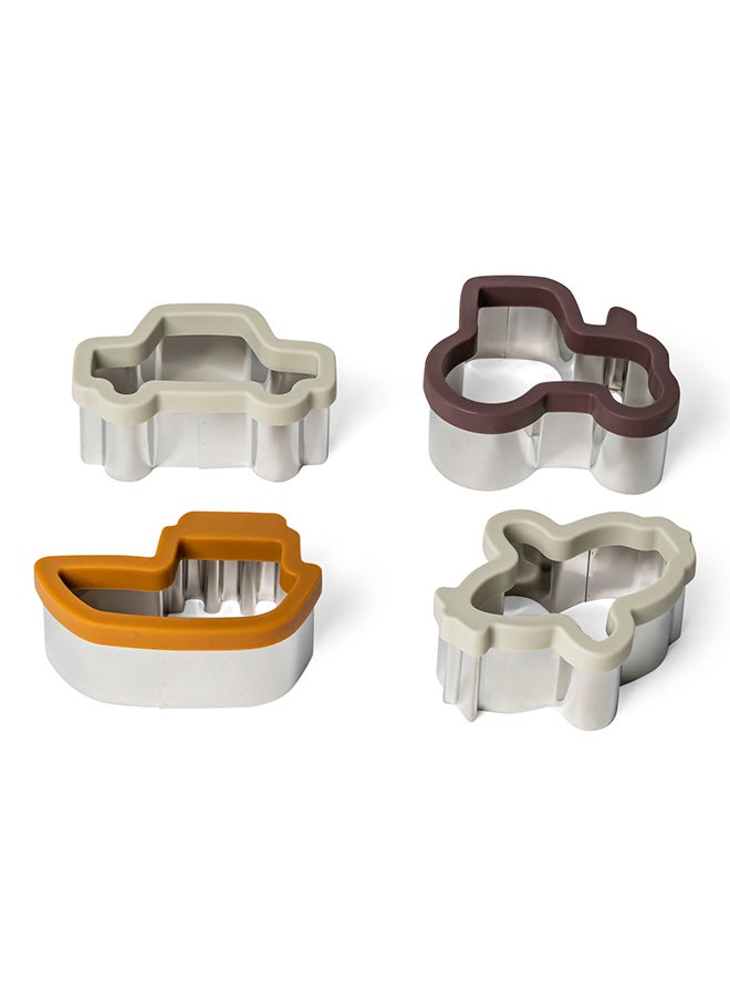Sandwich Cutters, Set Of 4, Vehicles