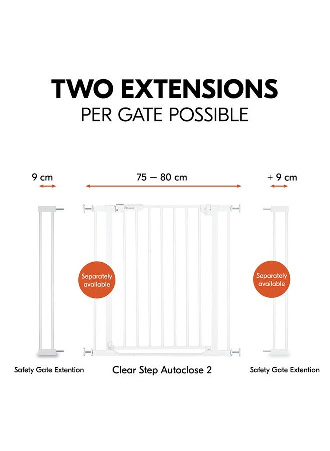 9 cm Extension For Hauck Child Safety Gate (White)