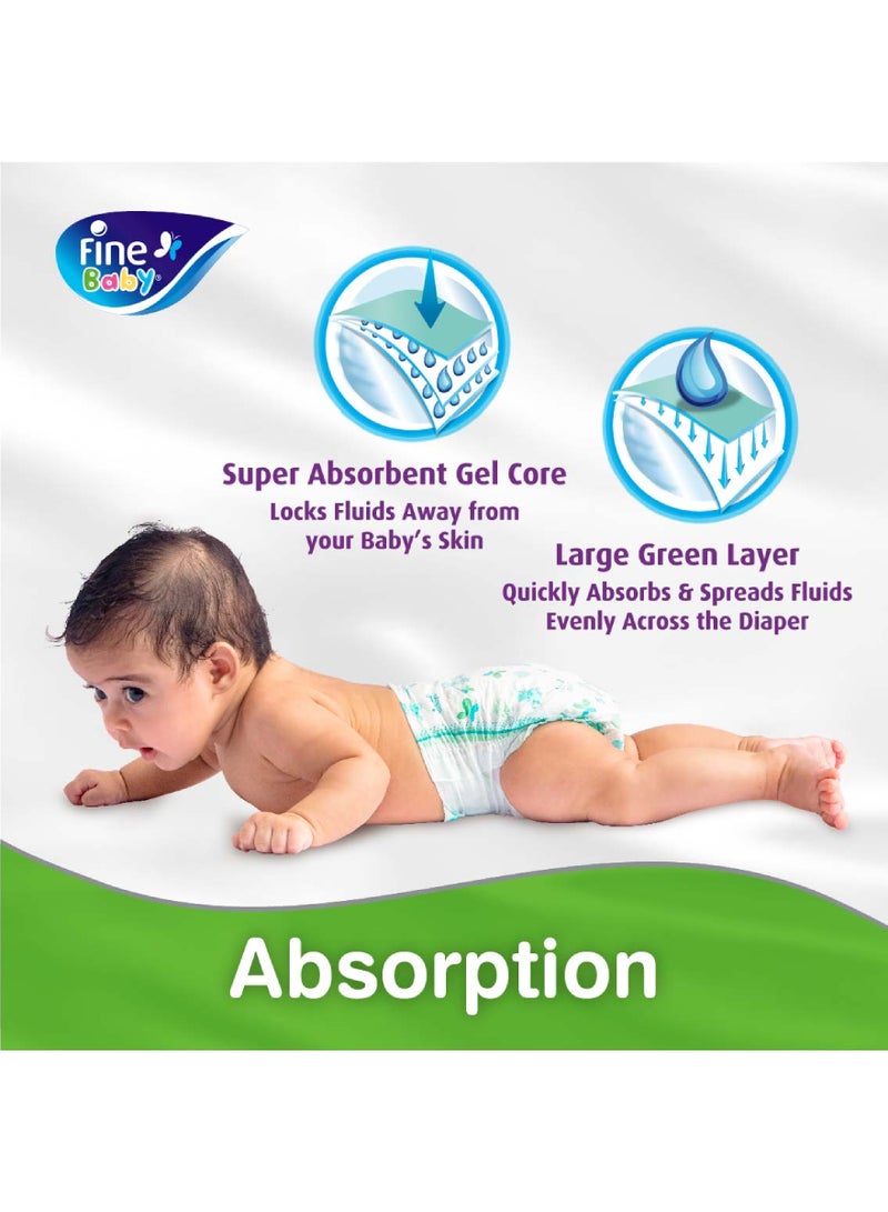 40 Pieces Baby Diapers, Size 5,Maximum 11-18 Kg,Economy Pack