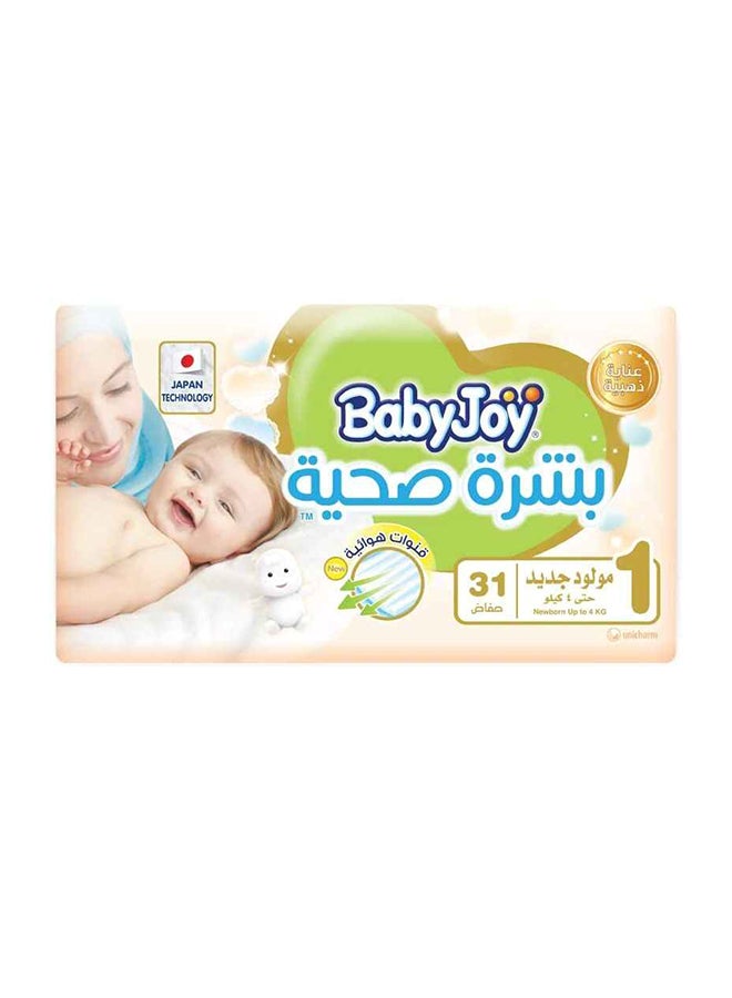 Premium Diaper , Size 1, Newborn, 31 Diapers