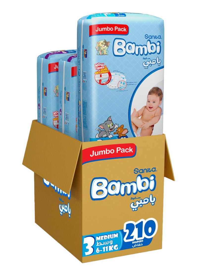 Baby Diapers Jumbo Pack Size 3 6-11kg
