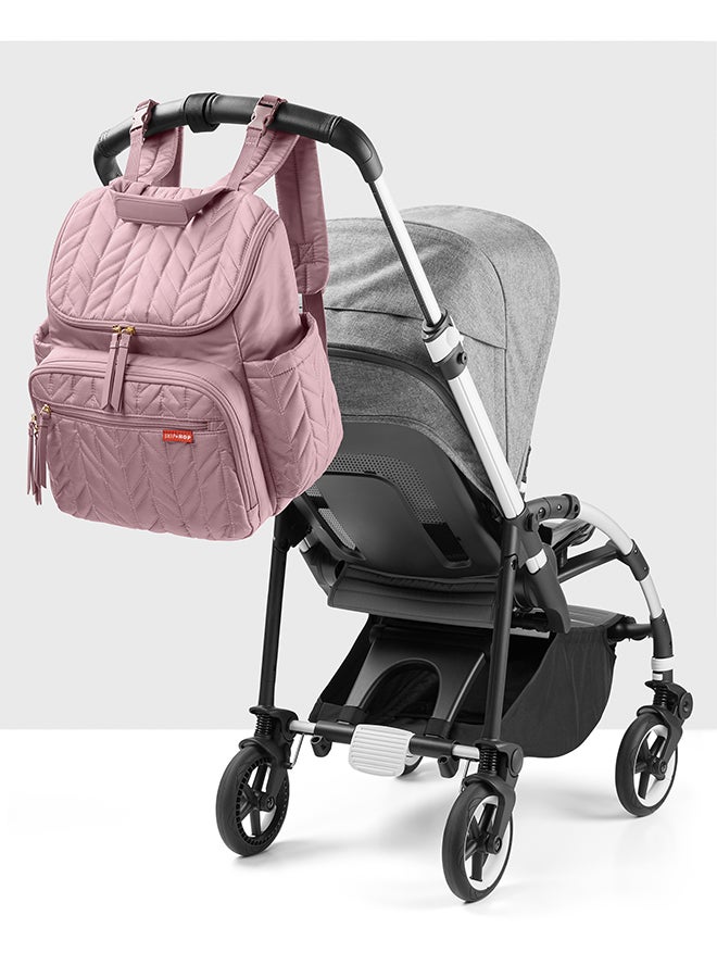 Forma Diaper Backpack, Mauve Mist