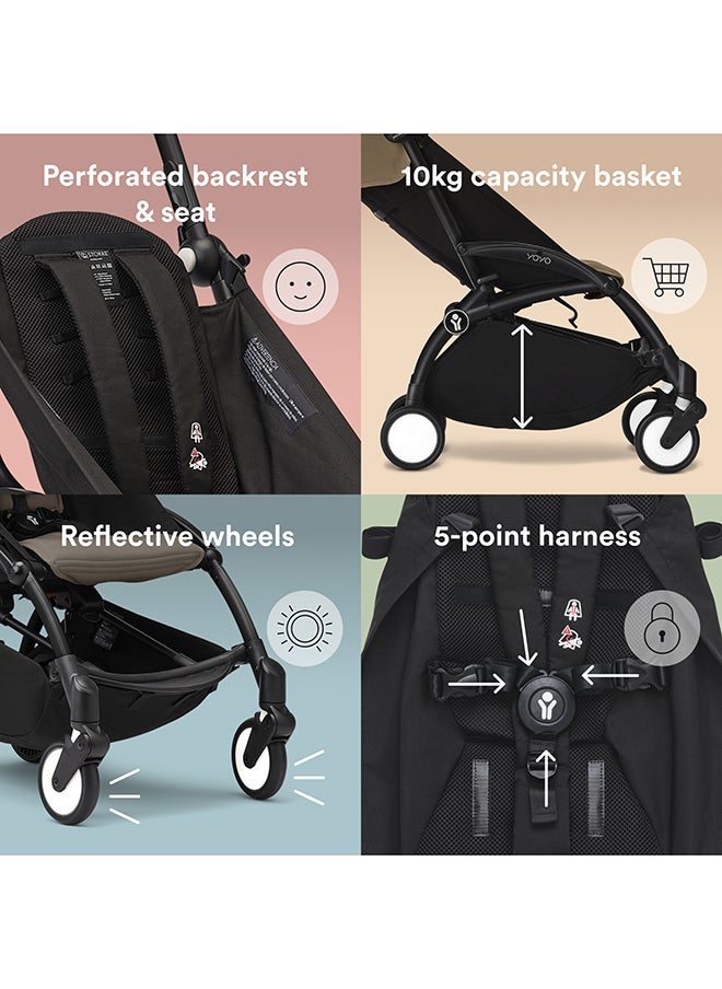 Yoyo3 Frame Black, Premium Stroller Frame For Yoyo3 In Black