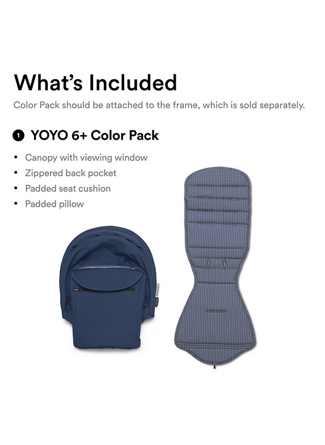 Yoyo 6+ Color Pack Air France Blue, Stylish Color Pack For Yoyo 6+ In Air France Blue