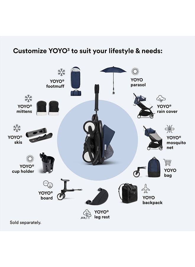 Yoyo 6+ Color Pack Air France Blue, Stylish Color Pack For Yoyo 6+ In Air France Blue
