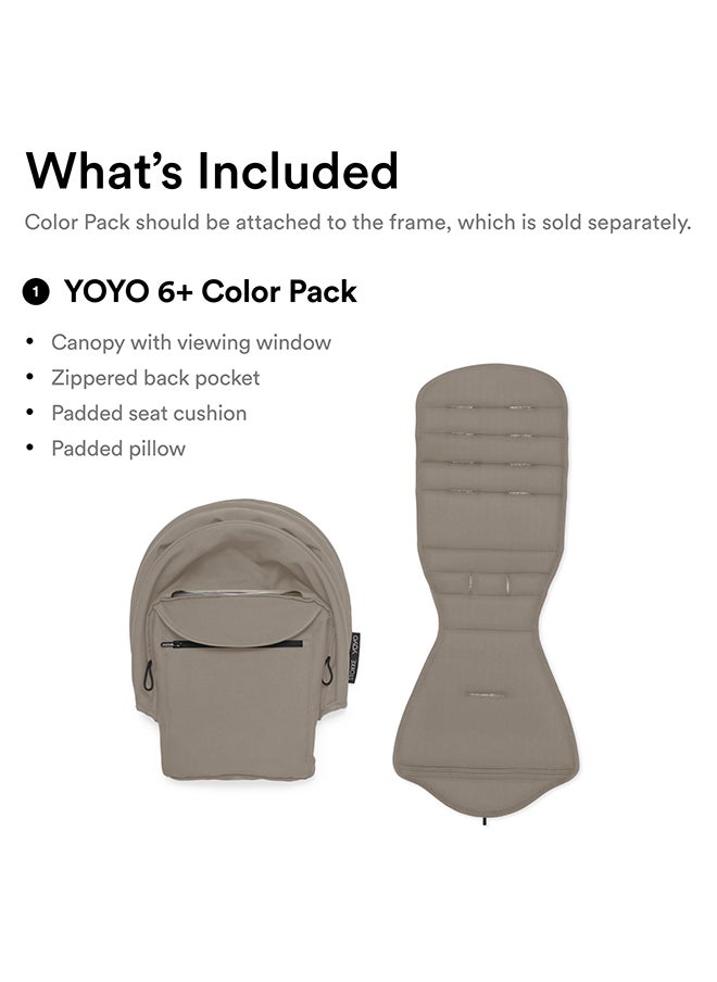Yoyo 6+ Color Pack Taupe, Trendy Color Pack For Yoyo 6+ In Taupe