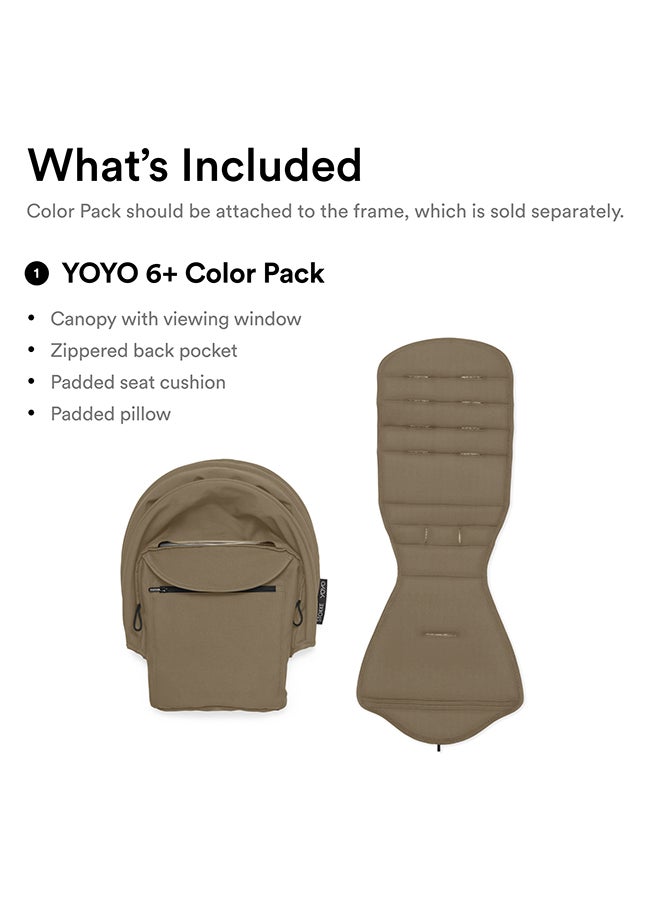 Yoyo 6+ Color Pack Toffee, Chic Color Pack For Yoyo 6+ In Toffee