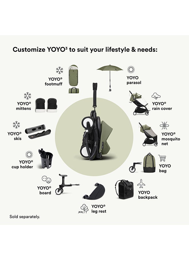 Yoyo 6+ Color Pack Olive, Stylish Color Pack For Yoyo 6+ In Olive