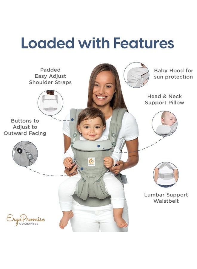 Away Graphic Grey, Premium Baby Carrier For On-The-Go Parents