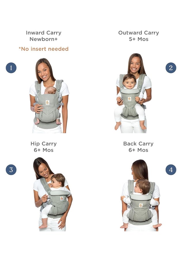 Away Graphic Grey, Premium Baby Carrier For On-The-Go Parents