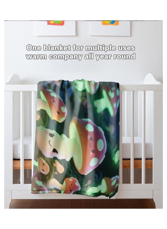 Children's or student cartoon flannel thin blanket (warm and comfortable, suitable for sleep, games) 100cm*150cm - 93