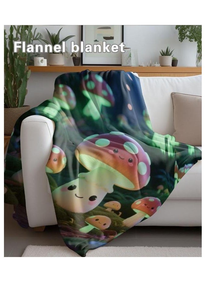 Children's or student cartoon flannel thin blanket (warm and comfortable, suitable for sleep, games) 100cm*150cm - 93