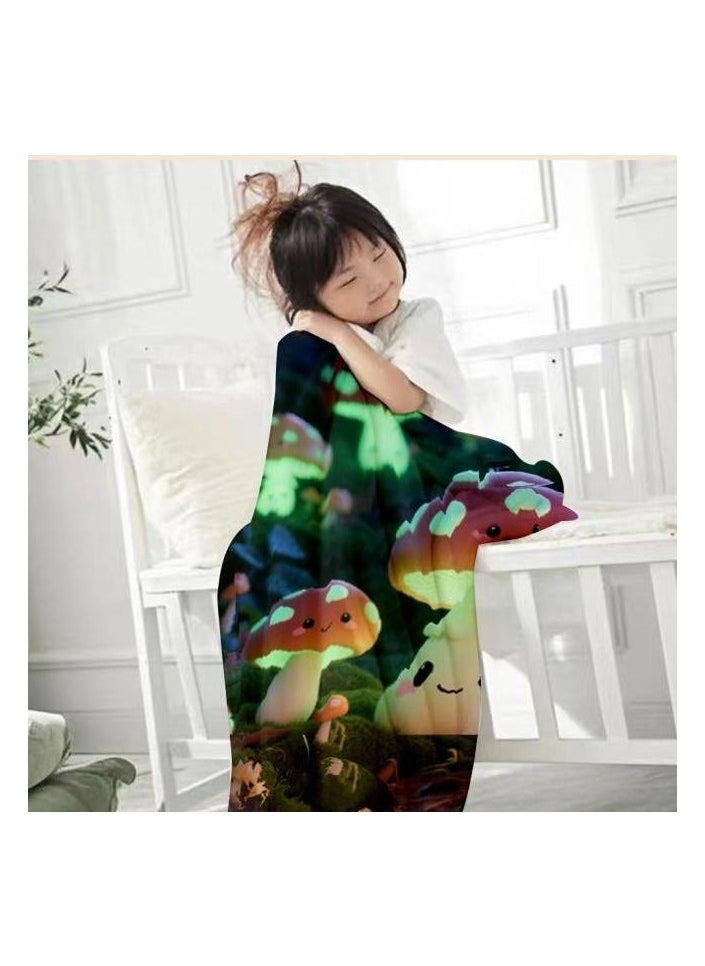 Children's or student cartoon flannel thin blanket (warm and comfortable, suitable for sleep, games) 100cm*150cm - 93