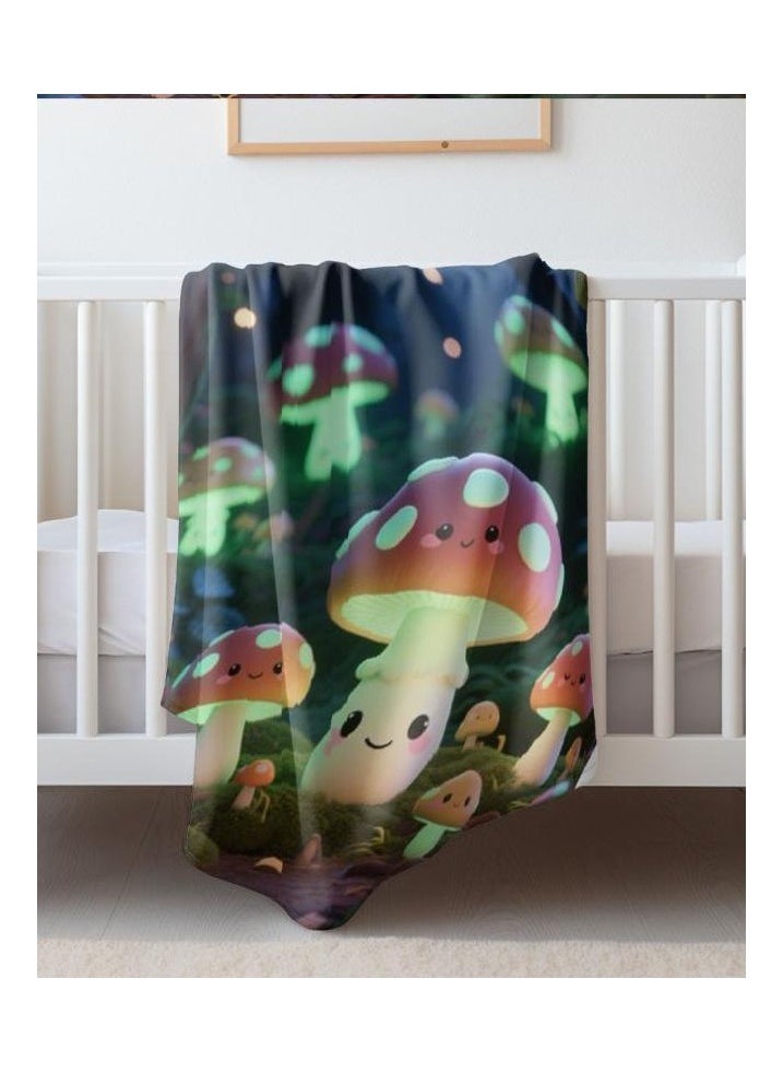 Children's or student cartoon flannel thin blanket (warm and comfortable, suitable for sleep, games) 100cm*150cm - 93
