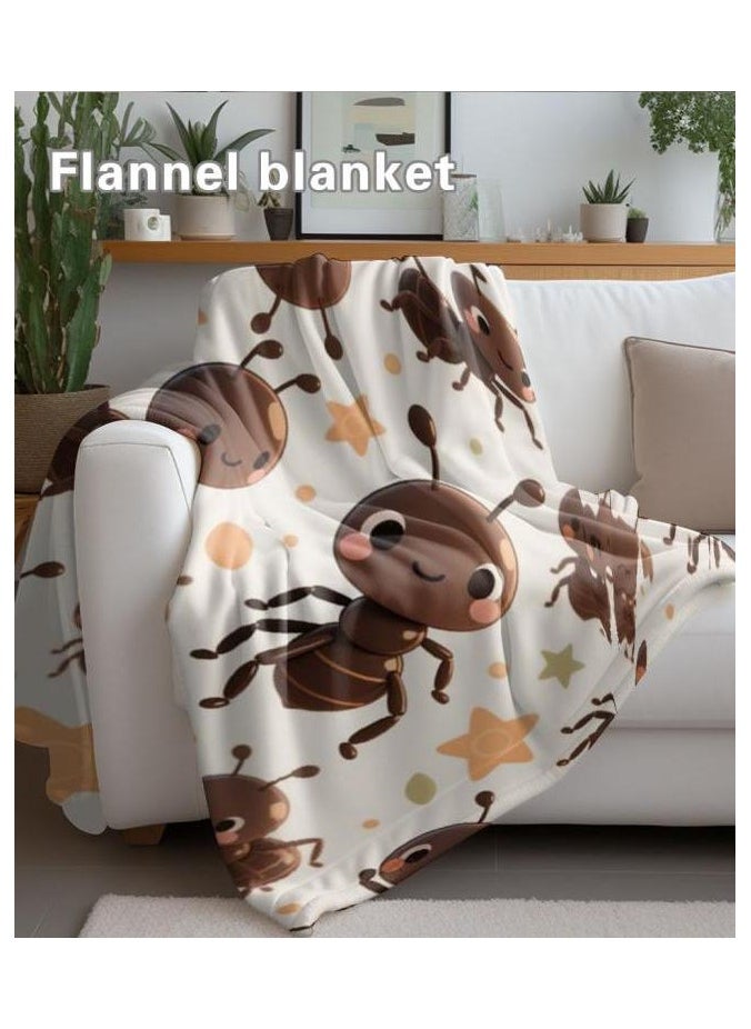 Children's or student cartoon flannel thin blanket (warm and comfortable, suitable for sleep, games) 100cm*150cm