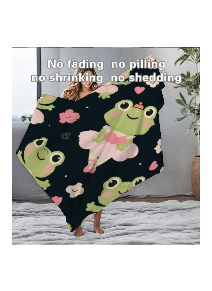 Children's or student cartoon flannel thin blanket (warm and comfortable, suitable for sleep, games) 100cm*150cm