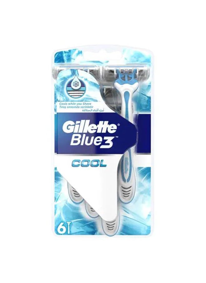 Blue 3 Cool 6S Razor