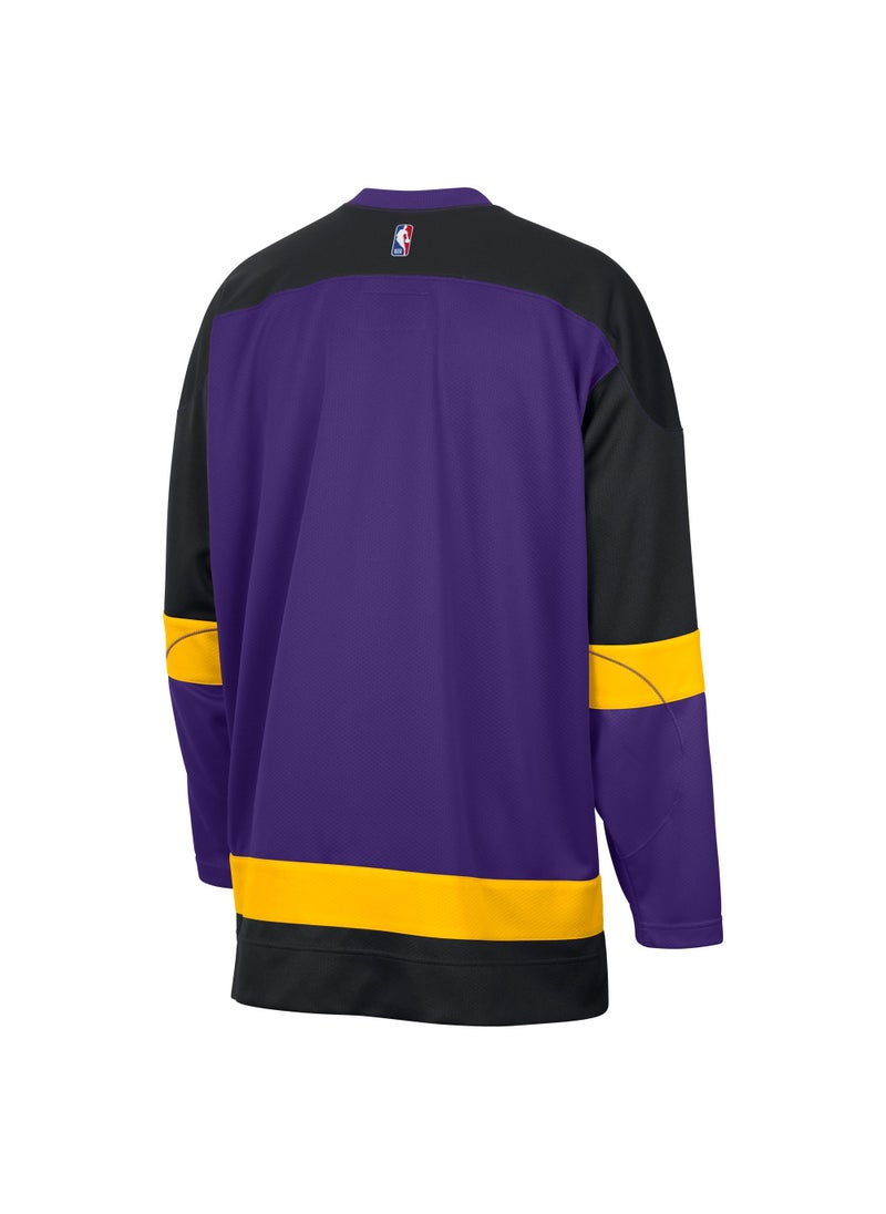 Men's NBA Los Angeles Lakers City Edition Hockey Jersey