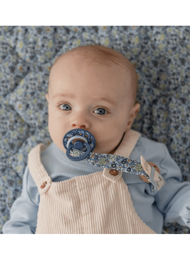 Liberty Pacifier Clip, Chamomile Lawn, Violet Sky