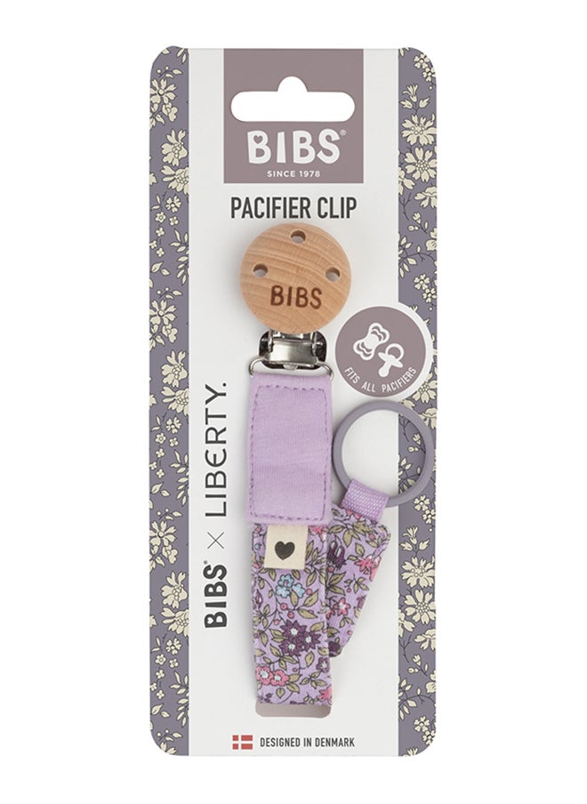 Liberty Pacifier Clip, Chamomile Lawn, Violet Sky
