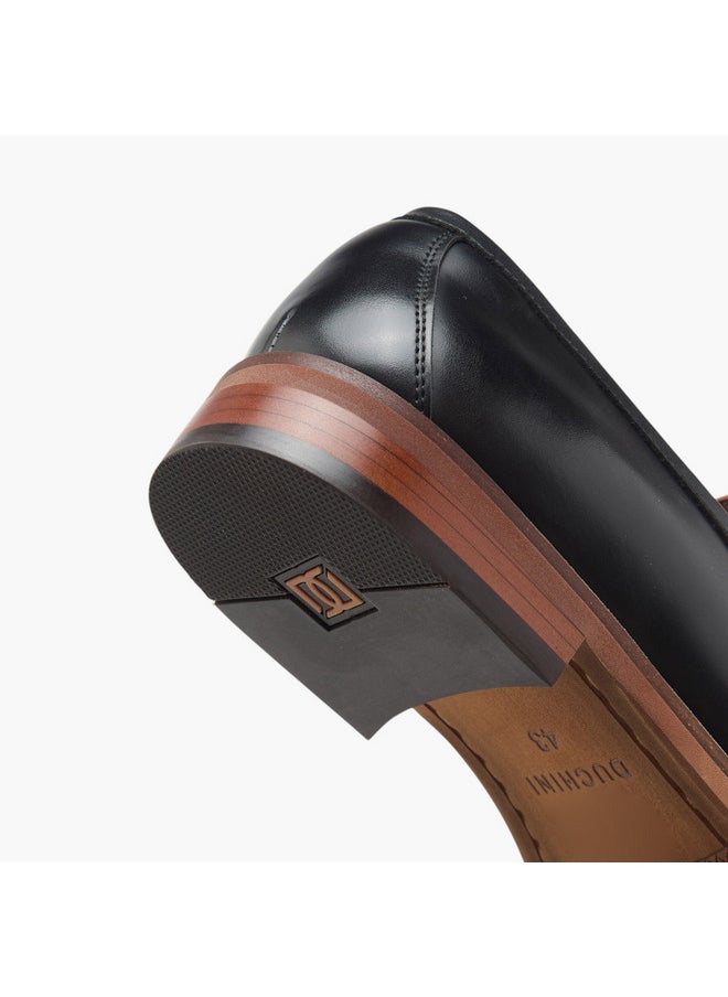 Men's Textured Slip-On Loafers