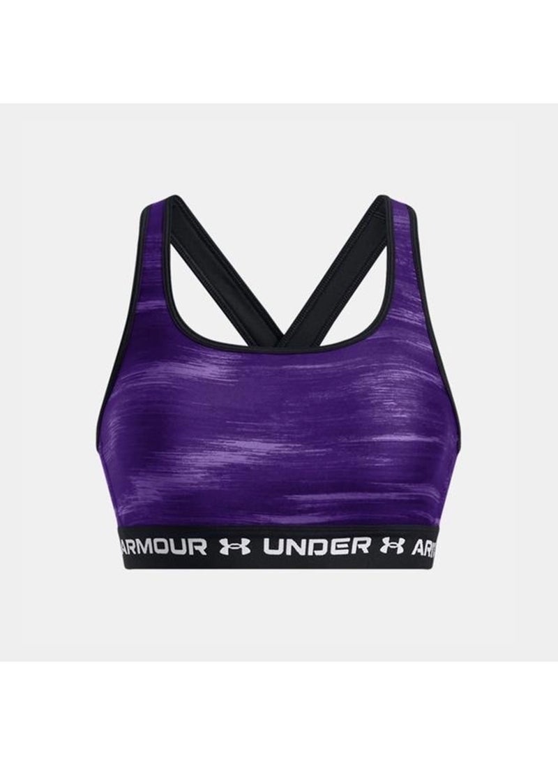 Women's Armour Medium Support Printed Sports Bra
