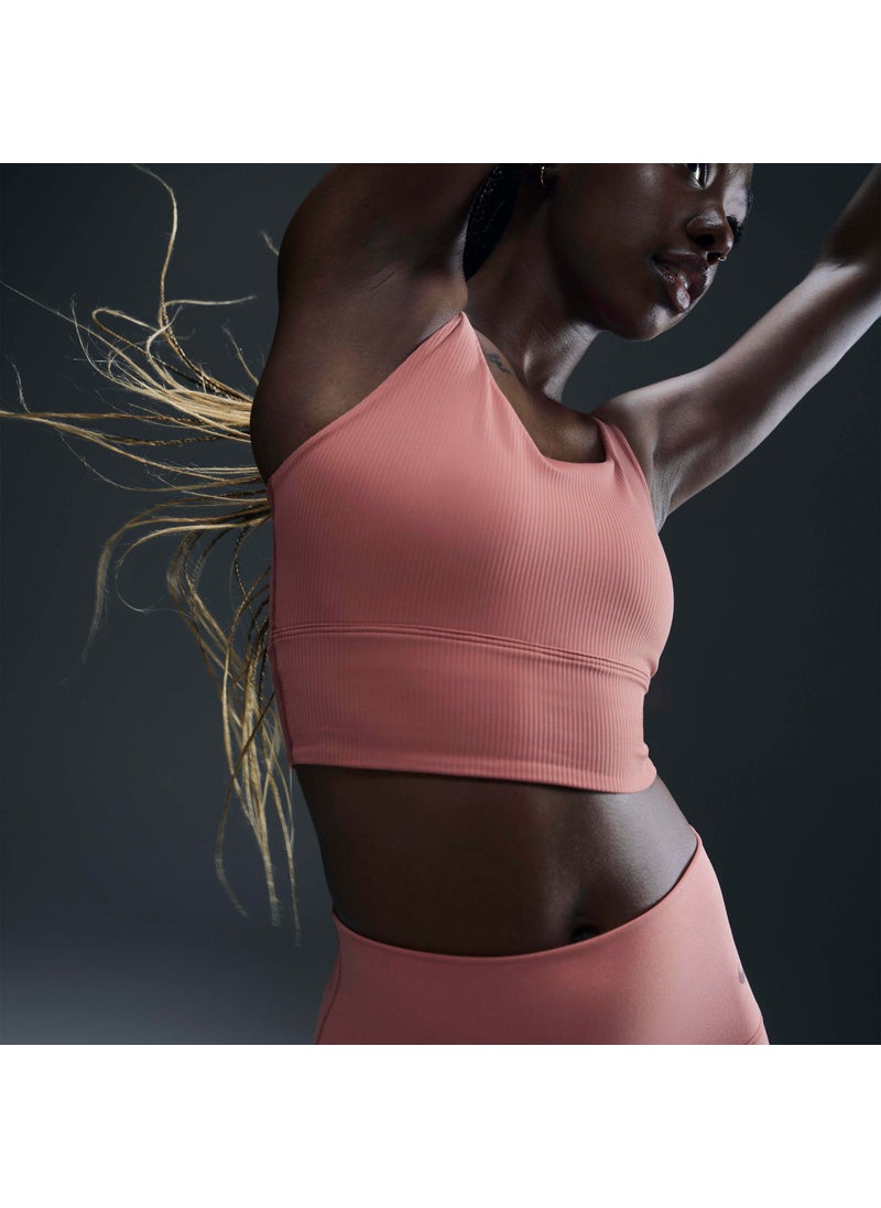 Women's Zenvy Rib Light-Support Yoga Sports Bra