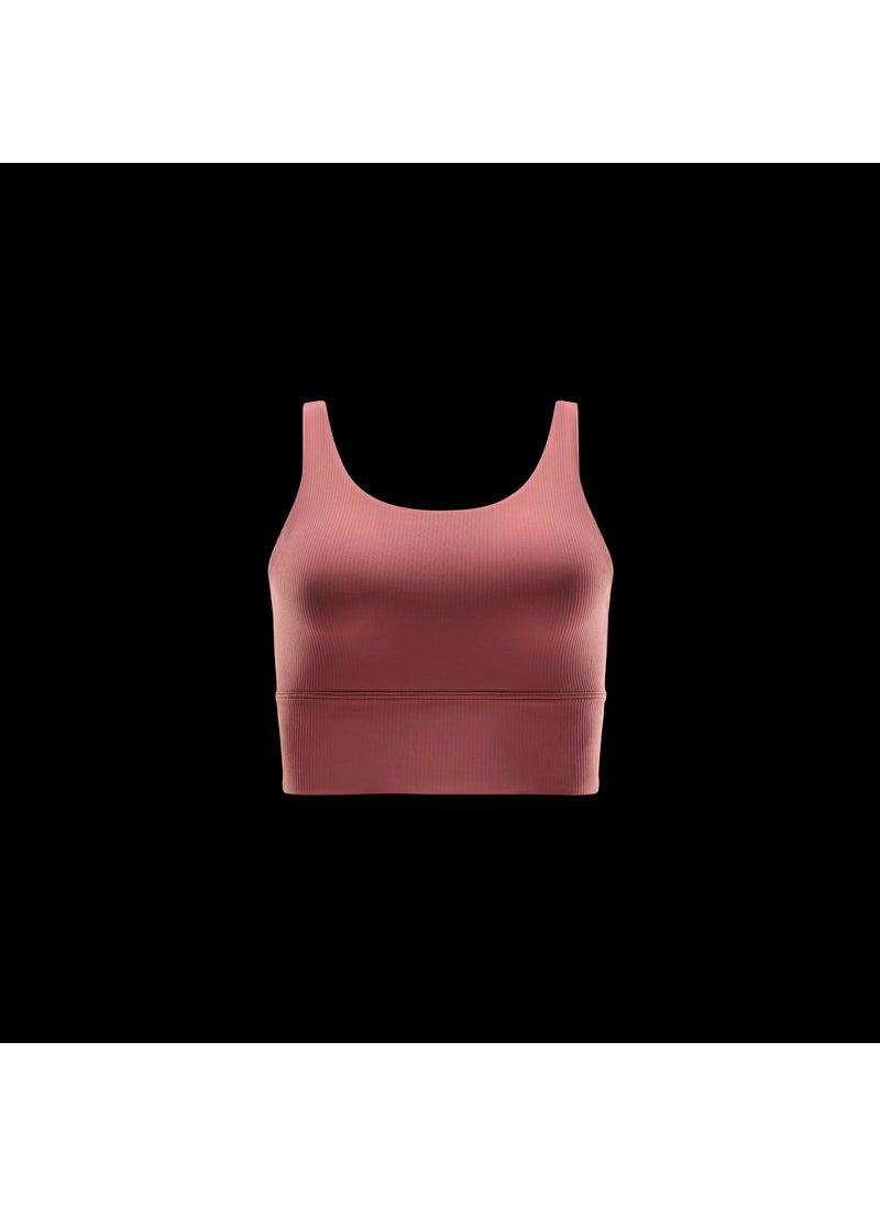 Women's Zenvy Rib Light-Support Yoga Sports Bra