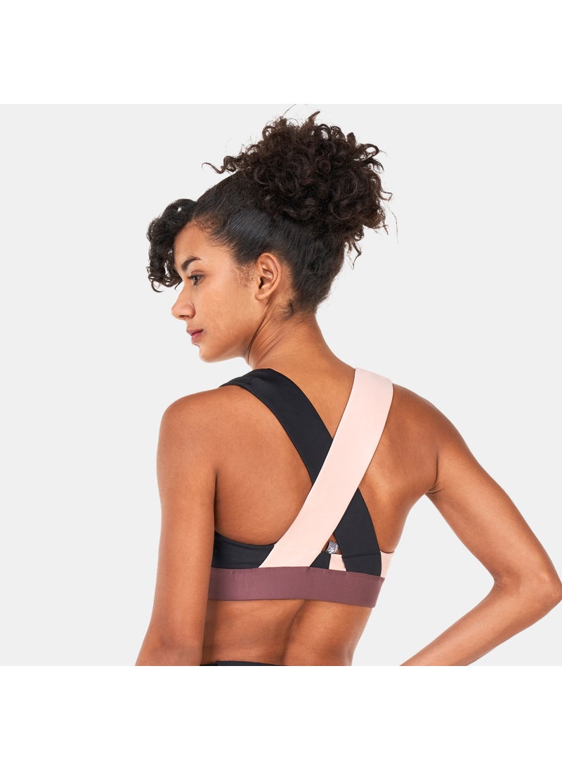 Women's Mid-Impact Safari Glam Training Sports Bra