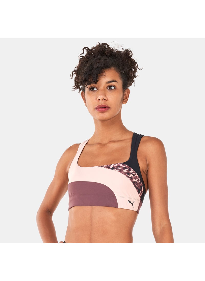 Women's Mid-Impact Safari Glam Training Sports Bra